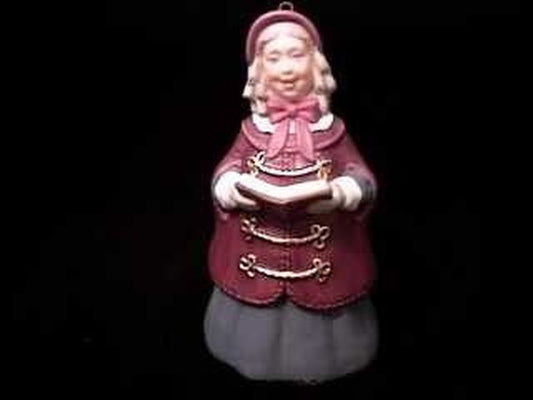 Aunt Krismas 'Mrs. Beaumont' ornament by Robert Chad. Year: 1991 - Dickens Caroler Bell series #2. 'Mint In Box' condition.