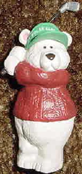 Aunt Krismas 'Polar Classic' ornament by Bob Siedler. Year: 1991 - Golf  series #0. 'No Box' condition.