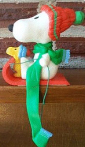 Aunt Krismas 'Snoopy' ornament by Hallmark. Year: 1978 - Peanuts Characters  series #0. 'No Box' condition.