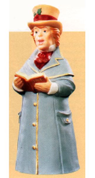 Aunt Krismas 'Lord Chadwick' ornament by Robert Chad. Year: 1992 - Dickens Caroler Bell series #3. 'Mint In Box' condition.