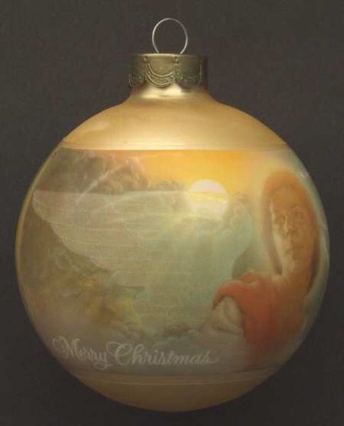 Aunt Krismas 'Black Angel' ornament by Thomas Blackshear. Year: 1979 - N/A series #0. 'No Box' condition.