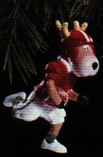 Aunt Krismas 'Blitzen' ornament by Bob Siedler. Year: 1993 - Reindeer Champs series #8. 'Mint In Box' condition.