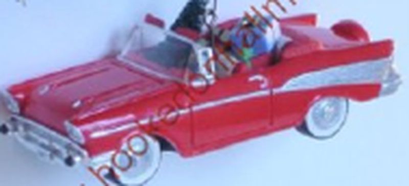 Aunt Krismas '1957 Chevrolet Bel Air' ornament by Don Palmiter. Year: 1994 - Classic American Cars series #0. 'Mint In Box' condition.
