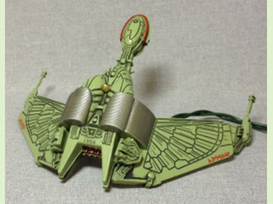 Aunt Krismas 'Klingon Bird of Prey' ornament by Lynn Norton. Year: 1994 - Star Trek Ships  series #0. 'Mint In Box' condition.
