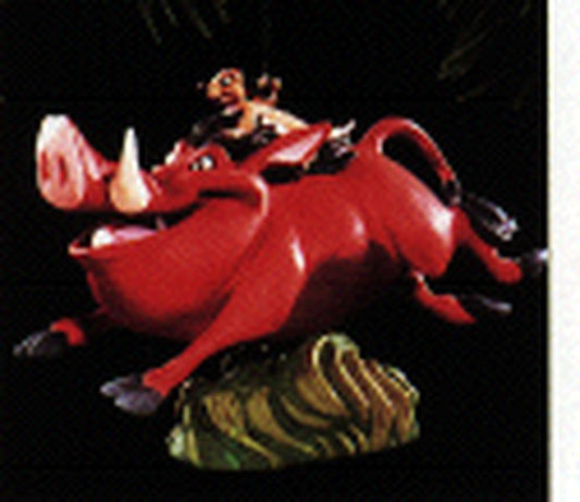 Aunt Krismas 'Timon and Pumbaa' ornament by Hallmark. Year: 1994 - Lion King  series #0. 'Mint In Box' condition.