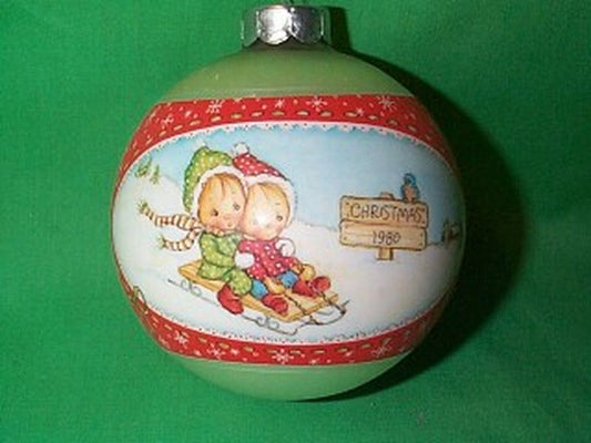 Aunt Krismas 'Joy in the Air' ornament by Hallmark. Year: 1980 - Betsey Clark series #8. 'Mint In Box' condition.
