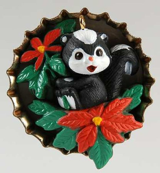 Aunt Krismas 'Sweet Bouquet' ornament by John (Collin) Francis . Year: 1994 - Santa’s Club Soda  series #0. 'Mint In Box' condition.