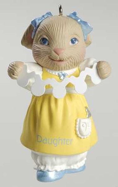 Aunt Krismas 'Daughter' ornament by Patricia Andrews. Year: 1994 - N/A series #0. 'Mint In Box' condition.