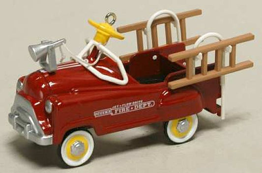 Aunt Krismas 'Murray Firetruck' ornament by Don Palmiter. Year: 1995 - Kiddie Car Classics series #2. 'Mint In Box' condition.