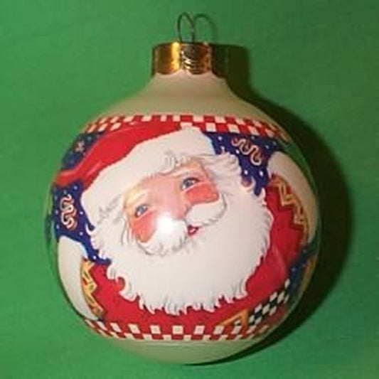 Aunt Krismas 'Mary Engelbreit (Santa)' ornament by Hallmark. Year: 1995 - Mary Engelbreit  series #0. 'Mint In Box' condition.