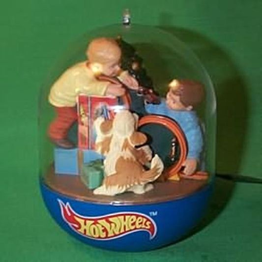 Aunt Krismas 'My First Hot Wheels' ornament by Ken Crow. Year: 1995 - Hot Wheels  series #0. 'Mint In Box' condition.
