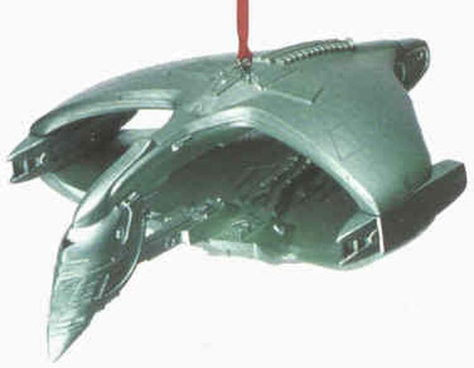 Aunt Krismas 'Romulan Warbird' ornament by Lynn Norton. Year: 1995 - Star Trek Ships  series #0. 'Mint In Box' condition.