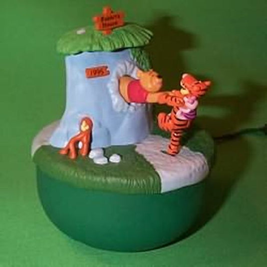 Aunt Krismas 'Winnie the Pooh-Too Much Hunny' ornament by Bob Siedler. Year: 1995 - Winnie the Pooh Collection  series #0. 'Mint In Box' condition.