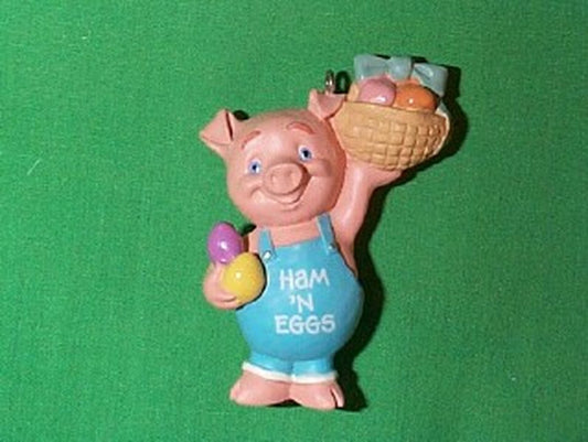 Aunt Krismas 'Ham 'n Eggs' ornament by Robert Chad. Year: 1995 - N/A series #0. 'Mint In Box' condition.