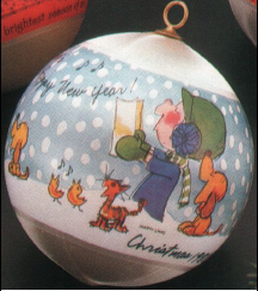 Aunt Krismas 'Marty Links' ornament by Hallmark. Year: 1980 - Marty Links  series #0. 'Slightly Damaged Box' condition.