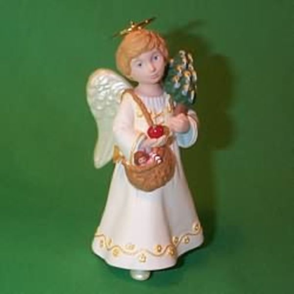 Aunt Krismas 'Christkindl' ornament by LaDene Votruba. Year: 1996 - Christmas Visitors series #2. 'Mint In Box' condition.