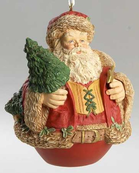 Aunt Krismas 'Evergreen Santa' ornament by Joyce Lyle. Year: 1996 - N/A series #0. 'No Box' condition.