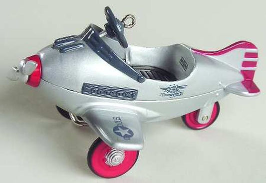 Aunt Krismas 'Murray Airplane' ornament by Don Palmiter. Year: 1996 - Kiddie Car Classics series #3. 'Mint In Box' condition.