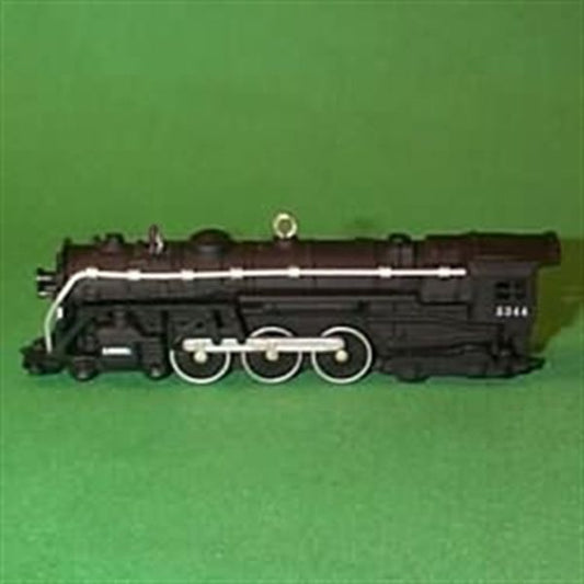 Aunt Krismas 'Hudson Steam Locomotive' ornament by Hallmark. Year: 1996 - Lionel Train series #1. 'Mint In Box' condition.