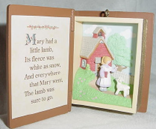 Aunt Krismas 'Mary Had a Little Lamb' ornament by Ed Seale. Year: 1996 - Mother Goose series #4. 'Mint In Box' condition.