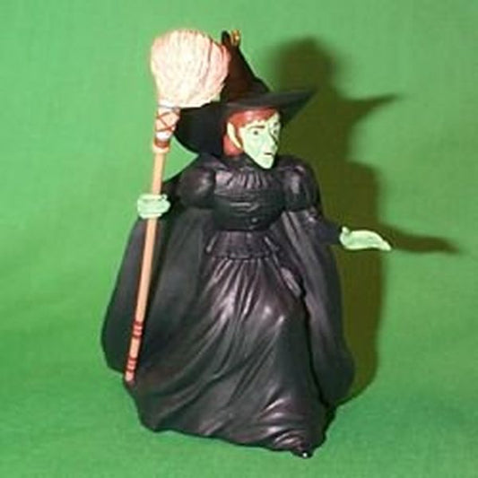 Aunt Krismas 'Witch of the West' ornament by Joyce Lyle. Year: 1996 - The Wizard of Oz Collection  series #0. 'Damaged Box' condition.