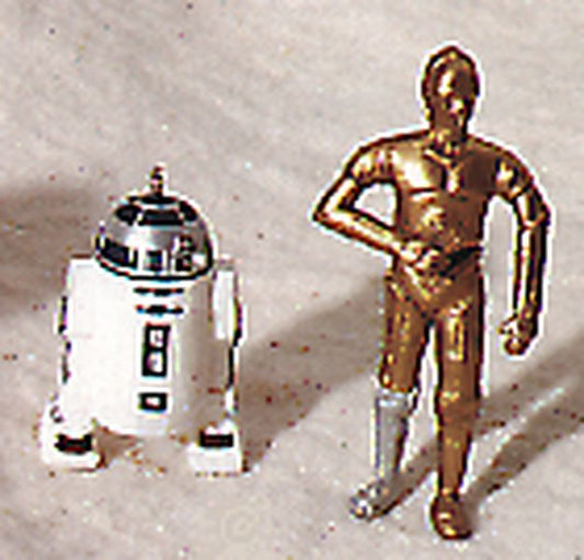 Aunt Krismas 'C-3PO and R2-D2' ornament by Dill Rhodus. Year: 1997 - Star Wars  series #0. 'Mint In Box' condition.
