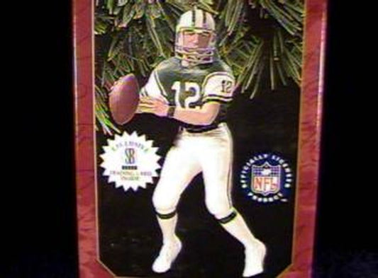 Aunt Krismas 'Joe Namath' ornament by Dill Rhodus. Year: 1997 - Football Legends series #3. 'Mint In Box' condition.