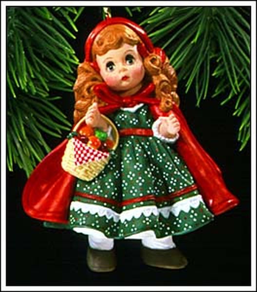 Aunt Krismas 'Little Red Riding Hood 1991' ornament by John (Collin) Francis . Year: 1997 - Madame Alexander series #2. 'Mint In Box' condition.