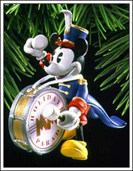 Aunt Krismas 'Bandleader Mickey' ornament by Nello Williams. Year: 1997 - Mickey's Holiday Parade series #1. 'Mint In Box' condition.