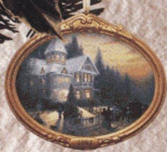 Aunt Krismas 'Victorian Christmas' ornament by Ed Seale. Year: 1997 - Thomas Kinkade series #1. 'Mint In Box' condition.