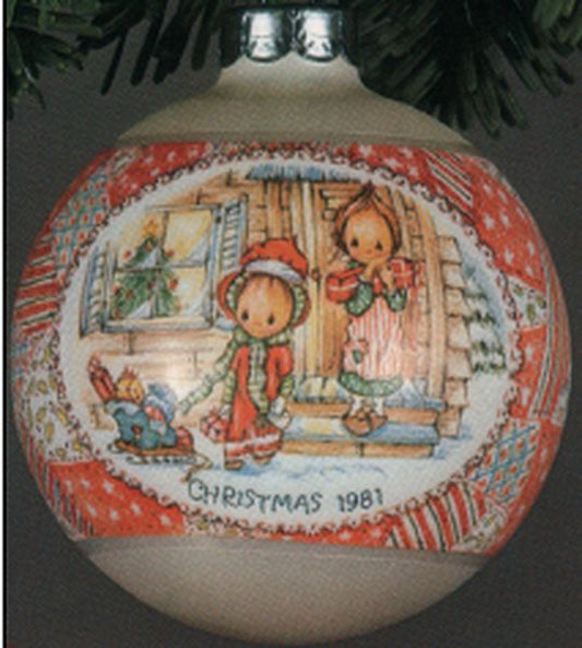 Aunt Krismas 'Chistmas 1981' ornament by Hallmark. Year: 1981 - Betsey Clark series #9. 'No Box' condition.