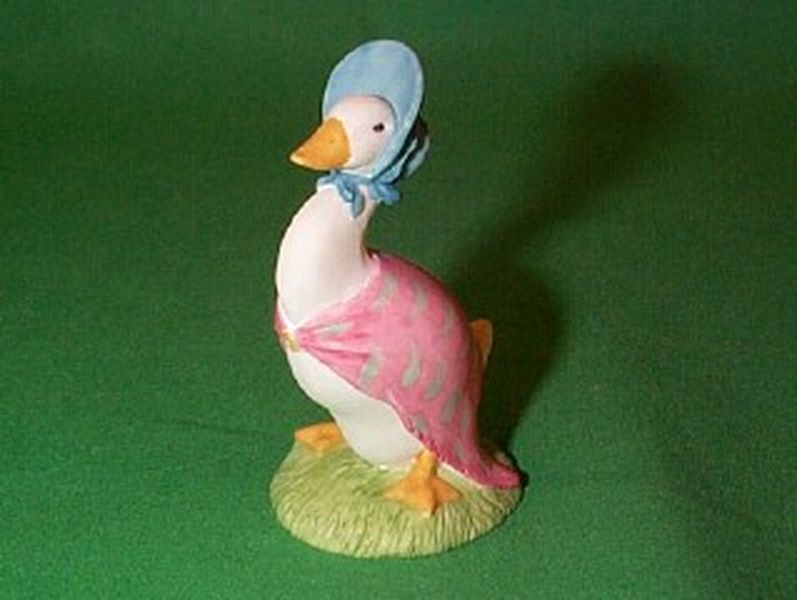 Aunt Krismas 'Jemima Puddle-duck' ornament by LaDene Votruba. Year: 1997 - Beatrix Potter series #2. 'Mint In Box' condition.
