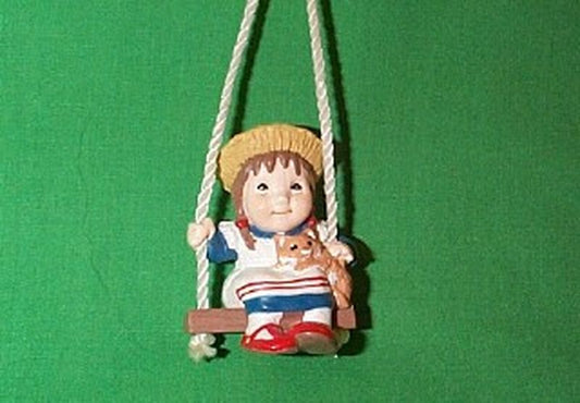 Aunt Krismas 'Swing-Time' ornament by Sue Tague. Year: 1997 - N/A series #0. 'Mint In Box' condition.