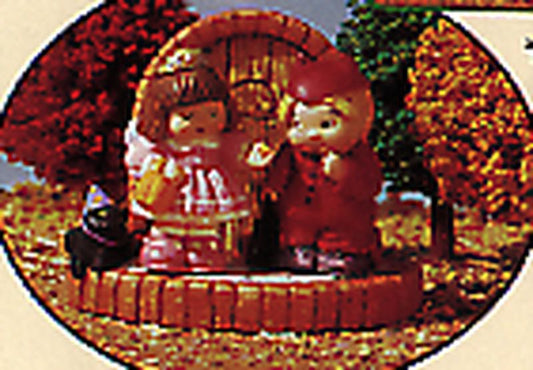 Aunt Krismas 'Bashful Visitors' ornament by Nina Aube. Year: 1997 - N/A series #0. 'Mint In Box' condition.