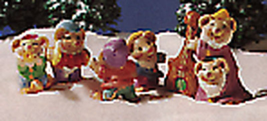 Aunt Krismas 'Six Dwarfs' ornament by Joanne Eschrich. Year: 1997 - N/A series #0. 'Mint In Box' condition.