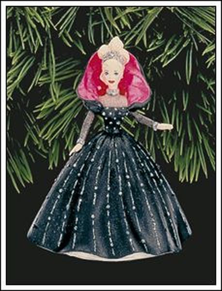 Aunt Krismas 'Holiday Barbie' ornament by Patricia Andrews. Year: 1998 - Holiday Barbie series #6. 'Mint In Box' condition.