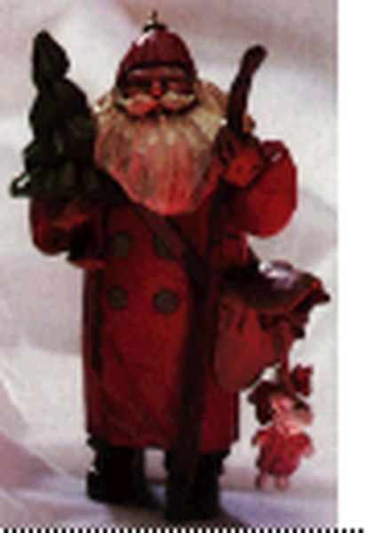 Aunt Krismas 'Making His Way' ornament by Linda Sickman. Year: 1998 - Folk Art Americana  series #0. 'Mint In Box' condition.