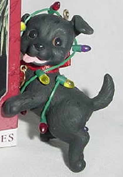 Aunt Krismas 'Puppy Love' ornament by Anita Marra Rogers. Year: 1998 - Puppy Love series #8. 'Mint In Box' condition.