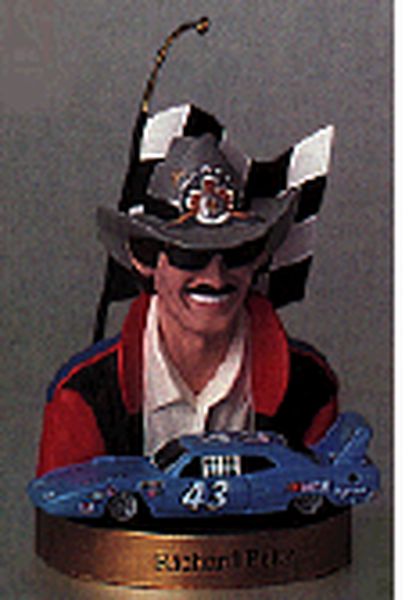 Aunt Krismas 'Richard Petty' ornament by Ed Seale. Year: 1998 - Stock Car Champions series #2. 'Mint In Box' condition.