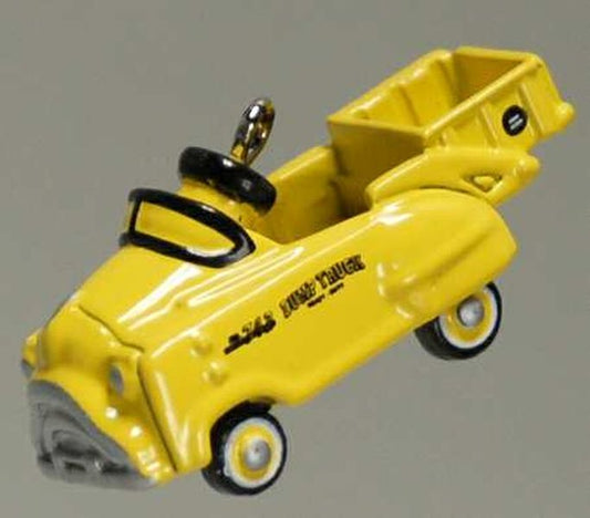Aunt Krismas 'Murray Dump Truck' ornament by Don Palmiter. Year: 1998 - Miniature Kiddie Car Classics series #4. 'Mint In Box' condition.