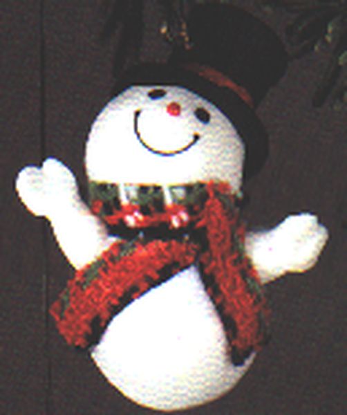Aunt Krismas 'Jolly Snowman' ornament by Hallmark. Year: 1981 - N/A series #0. 'No Box' condition.