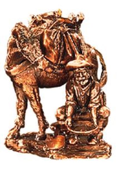 Aunt Krismas 'Prospector' ornament by Duane Unruh. Year: 1999 - The Old West series #2. 'Mint In Box' condition.