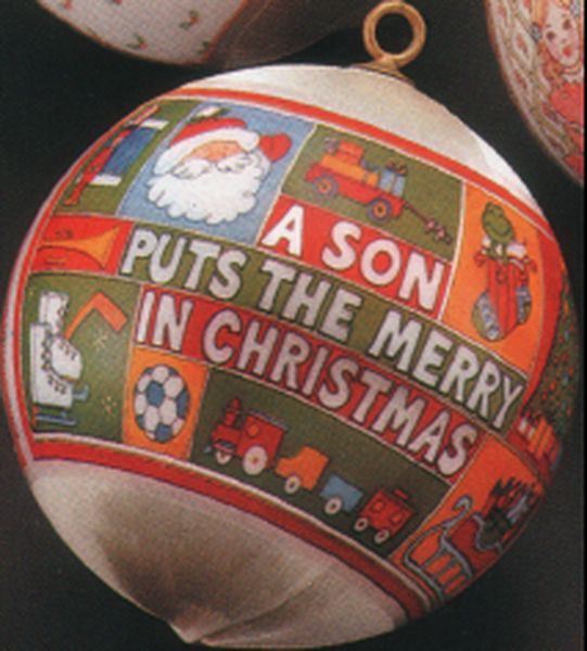 Aunt Krismas 'Son' ornament by Hallmark. Year: 1981 - N/A series #0. 'Mint In Box' condition.