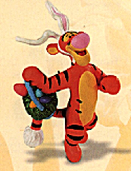Aunt Krismas 'Tiggerific Easter Delivery' ornament by Ken Crow. Year: 1999 - N/A series #0. 'Mint In Box' condition.