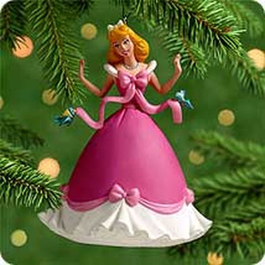 Aunt Krismas 'Dressing Cinderella' ornament by Anita Marra Rogers. Year: 2000 - Cinderella  series #0. 'Mint In Box' condition.