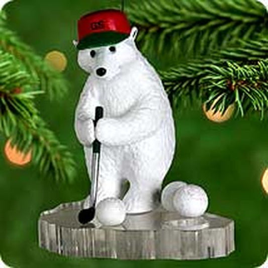 Aunt Krismas 'Golfer Supreme' ornament by Ed Seale. Year: 2000 - Golf  series #0. 'Mint In Box' condition.