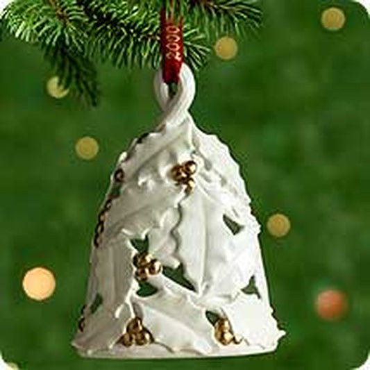 Aunt Krismas 'Holly Berry Bell' ornament by Julie Forsyth. Year: 2000 - N/A series #0. 'Mint In Box' condition.