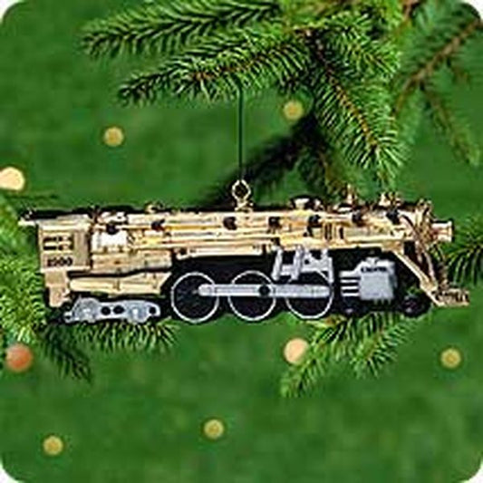 Aunt Krismas '700E J-1E Hudson Steam Locomotive' ornament by Hallmark. Year: 2000 - Lionel Train series #0. 'Mint In Box' condition.