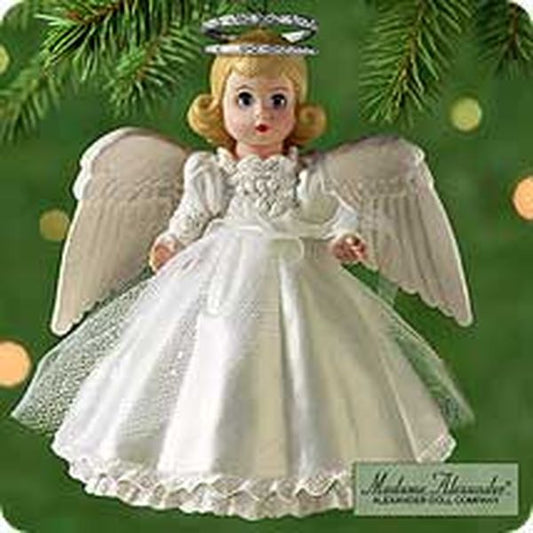 Aunt Krismas 'Twilight Angel ' ornament by John (Collin) Francis. Year: 2000 - Madame Alexander Holiday Angels series #3. 'Mint In Box' condition.