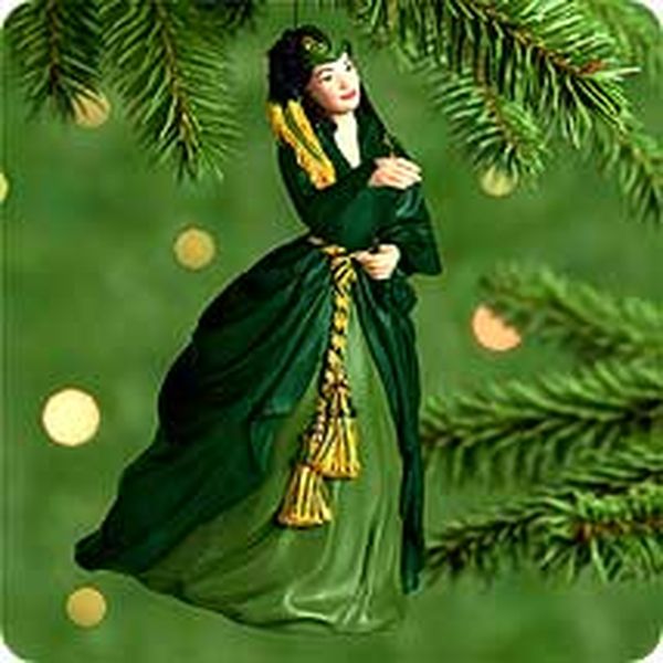Aunt Krismas 'Scarlett O'Hara' ornament by Patricia Andrews. Year: 2000 - Scarlett O'Hara series #4. 'Mint In Box' condition.